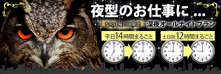 深夜オールナイトプラン